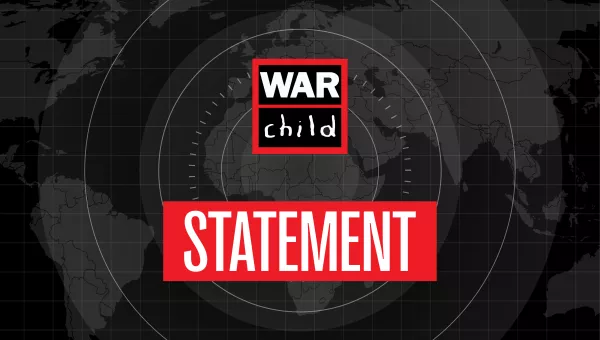 War Child statement listing image. 
