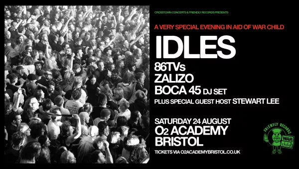 Promotional poster for the IDLES show. 