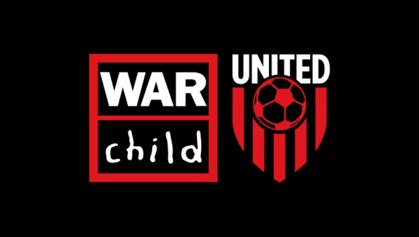 War Child and War Child United logo side by side. 