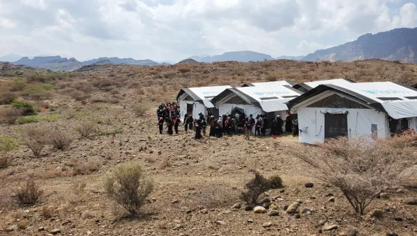 A War Child education building in Yemen.