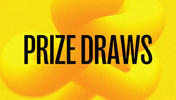 Prize Draws written on the yellow BRITs Week branding.