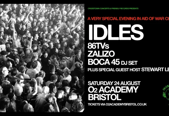 Promotional poster for the IDLES show. 