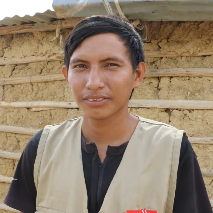 Neiker, a War Child facilitator in Colombia. 