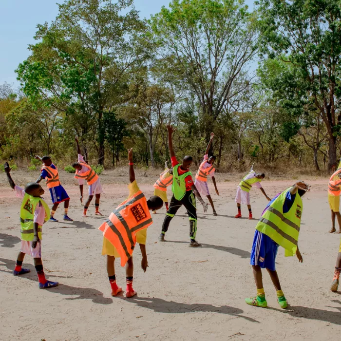 Photo was taking during a War Child FC project session in the Bamingui-Bangoran prefecture.